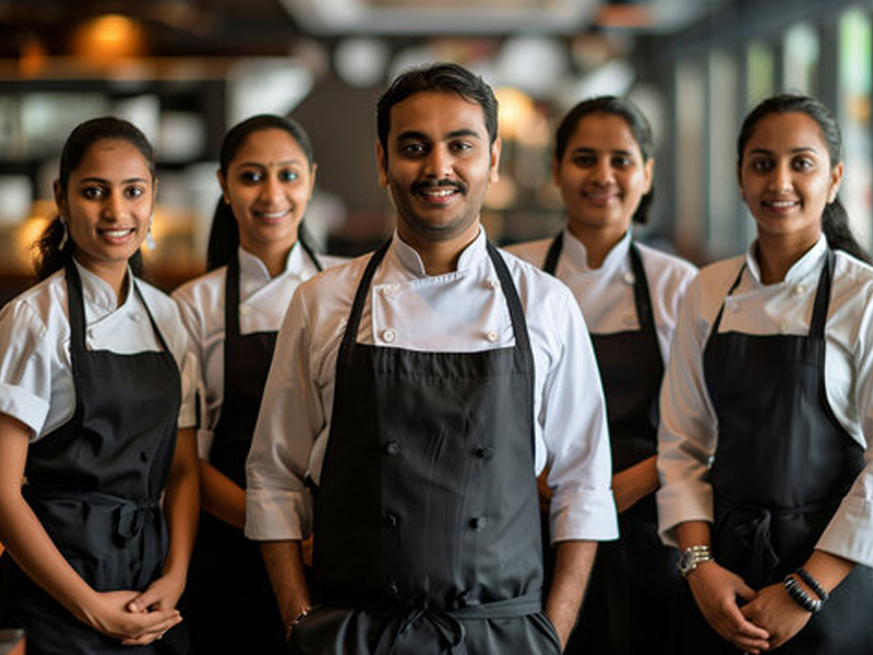 Friendly restaurant staff providing great service