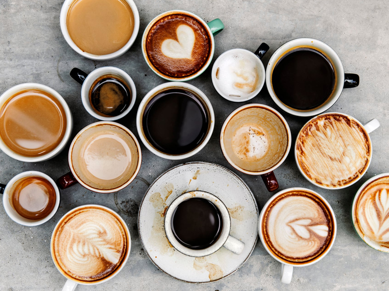 Freshly brewed hot beverages